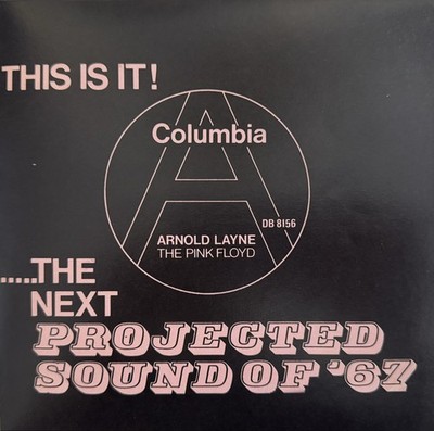 PINK FLOYD ARNOLD LAYNE/CANDY AND THE CURRANT BUN UK PROMO BLACK WAX REPRESS LTD