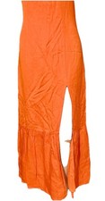 Robe Karen Millen Orange Sans Manches - Taille 38 (UK 10) - Style Années 70 - Comme Neuve