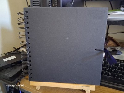 Schwarz 8x8'' (Zoll) Sammelalbum (Kunst & Handwerk)