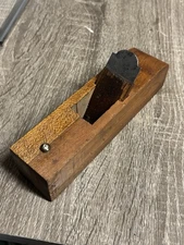 Small Vintage Wood Plane 7” Long 1 1/4” Wide Blade