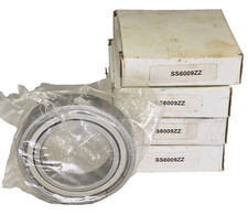 Lot of 4x SS6009ZZ 45 mm x 75 mm x 16 mm Shielded Bearing