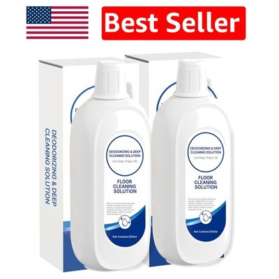 Natural Scented Multi-Surface Floor Cleaning Solution - 16.9 Fl Oz (Pack of 2)