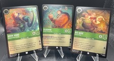 Disney Lorcana-Whispers in the Well-Tangled Pub Thugs- 70, 75, 78-Cold Foil-NM