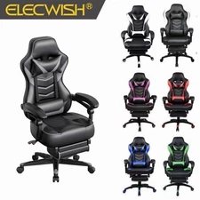 Gaming Chair Ergonomic Office Chair Computer Executive Swivel Desk Seat Recliner