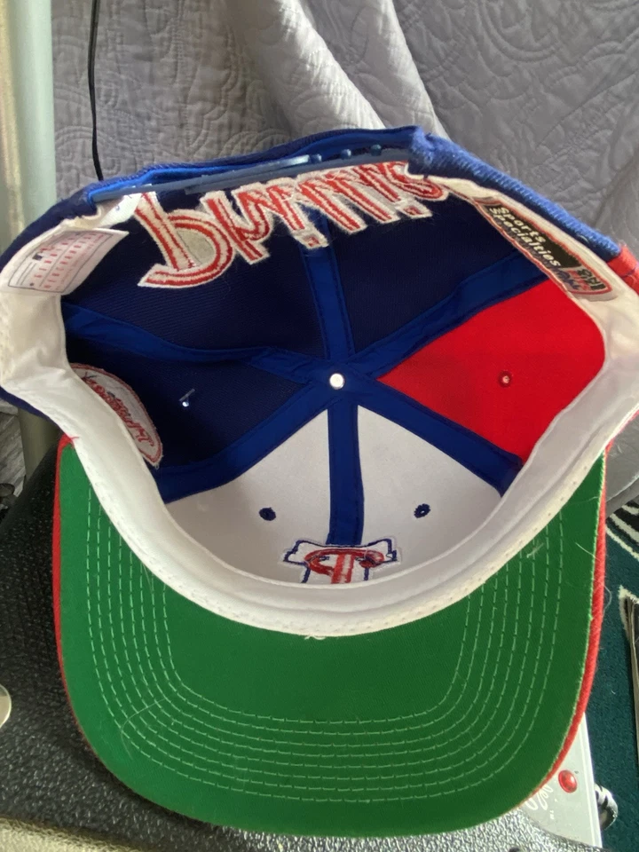 Vintage Philadelphia Phillies Back Script Snapback Hat MLB NWT - Image 3 of 4