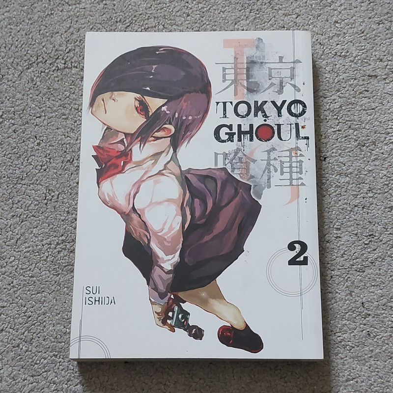 Tokyo Ghoul Manga Vol 2 English Softcover TPB Sui Ishida VIZ Media B&W