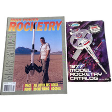Vintage Magazine Lot 1977 Model Rocketry Catalog No. 771 High Power April 2001