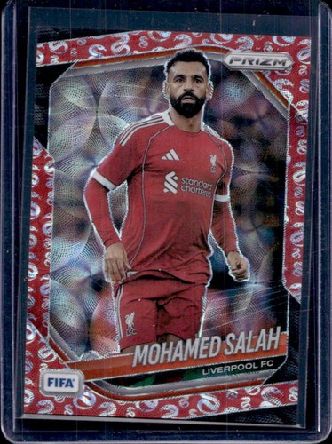 2025-26 Panini Prizm FIFA Mohamed Salah Choice Snake Year Prizm #/48 Liverpool