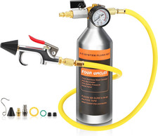 AC Flush Kit - Air Conditioner System Cleaning Tool Set with Stainless Steel Can