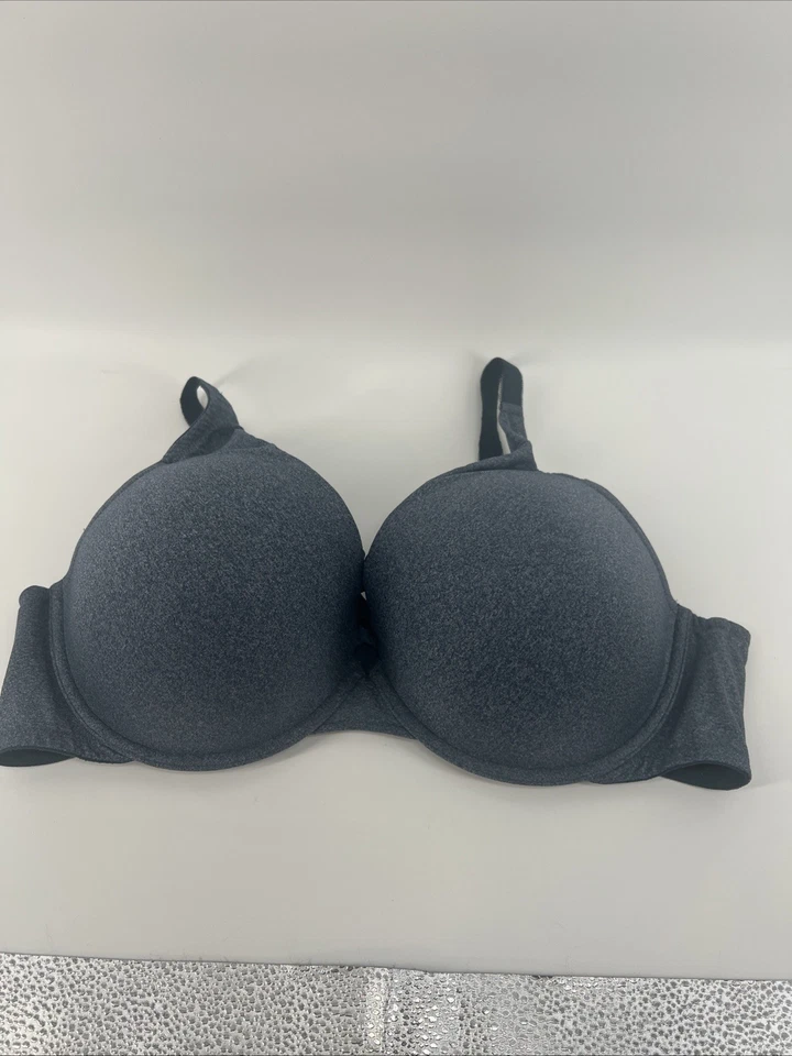 Bra 46D Torrid Push Up Plunge 360 back smoothing Lined Bra Blue Plus - Image 2 of 4