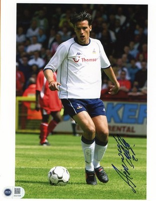 Milenko Acimovic signiertes 10x8 Spurs Foto ACG COA AG21429