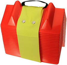 DC Cargo Flatbed Edge Protectors - 11"X4"X4" - Heavy Duty Set of 20 Vee Boards