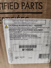 W11458345 for Whirlpool Washer Water Drain Pump 
