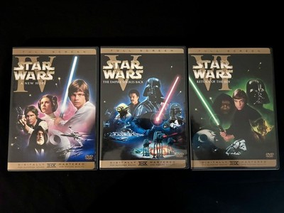 Star Wars™ ORIGINAL TRILOGY Theatrical Vintage VHS DVD Fox Release