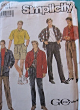 Simplicity #9931 MENS PANTS, SHIRT, JACKET  S...