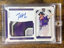 2019 Panini National Treasures GARRETT HAMPSON Rookie Auto Jersey Patch RPA /99