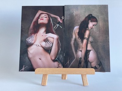 INVINCIBE RED SONJA 1 & 2 1:30 COHEN VIRGIN Dynamite Comics