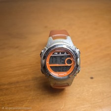 Marathon by Timex Women's TW5K96800 Mid-Size Orange/Silver-Tone Resin Strap