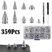 DIY Punk Rivet Cone Spikes Kit Punk Spikes DIY Crafts Leather Accessories