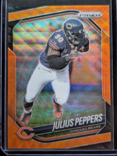 2025 Panini Prizm - Julius Peppers COLOR MATCH Orange Wave /65 Go Bears!!!!