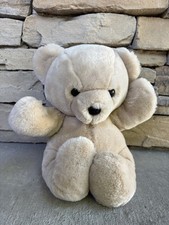 Vintage Dakin Beige Cream Tan Cuddles Teddy Bear 14" 1979 Plush RARE