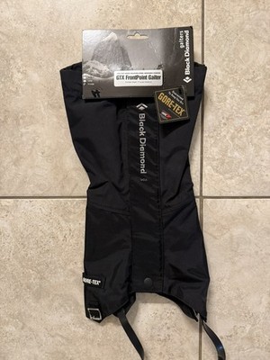 Black Diamond Frontpoint Gaiters, Black, Size XL, Nylon Waterproof