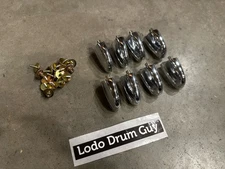 (8) Yamaha DP Etc Bass Drum Lugs Casings for Bass Drum  #DR6