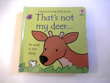 Usborne That's not my Deer - touchy feely - by Fiona Watt - new slight damage