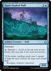 Rune-Sealed Wall 49/789 Foil Foundations
