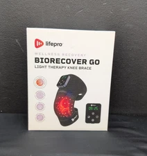 Lifepro BioRecover Go Red Light Therapy Knee Brace Pain Relief LP-BRCVG-BLK