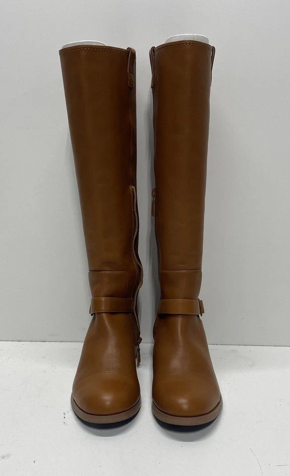 Botas de montar Circa Joan & David de cuero marrón para mujer talla 7M Foto 2 de 4