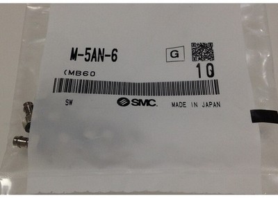 1Bag/10pcs New SMC M-5AN-6 M5AN6 Fittings    *lj