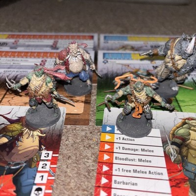 CMON Zombicide Teenage Mutant Ninja Turtles Pack #2 TMNT painted 