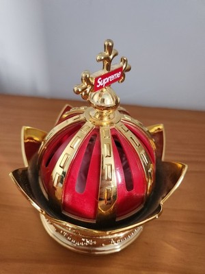 SS19 Supreme Crown Air Freshener Red Gold Plastic Accessory Car