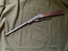 Vintage Factory Nickel Plated Daisy No 102 Model 36 500 Shot BB gun Wood StocK