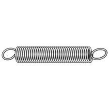 GRAINGER APPROVED 1NAD8 Extension Spring,HDMB,PK6 1NAD8