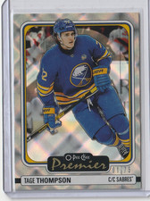 2023-24 OPC Premier Diamond Tage Thompson #P74, 1/75**** Buffalo Sabres mint