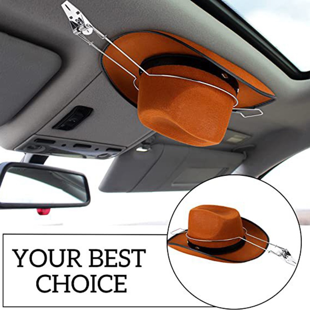 Cowboy Hat Rack For Car Hat Holder Rack For Truck SUV Keep Hat Shape Storage Hat