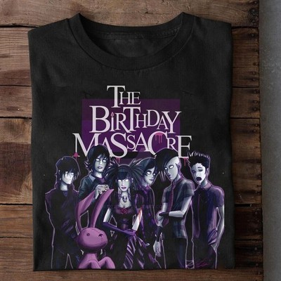 NEW The Birthday Massacre Short Sleeve Black All Size T-Shirt