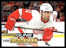 2019-20 Upper Deck UD Canvas YG Filip Zadina Rookie Detroit Red Wings #C104