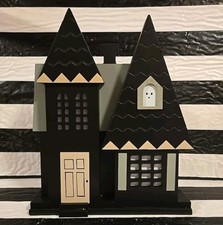 Halloween Target Hyde And Eek Mini Mantle Mantel Decor Black Haunted House 2024