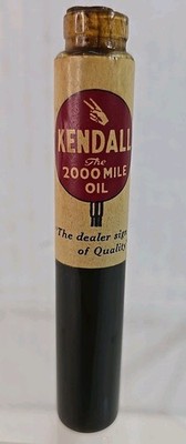 Souvenir Kendall Oil Well In Bradford PA 1940s Gas Service Station 2000 Mile Oil