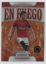 2025 Panini Prizm FIFA Club World Cup En Fuego Silver Taishi Matsumoto Rookie RC