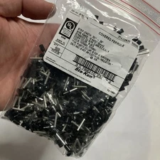 500-Pack Sta-Kon F2033 Insulated Wire Ferrule 16 AWG Stranded Copper Conductor