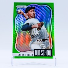 2021 Panini Prizm Sandy Koufax Old School Green /125 #OS-7