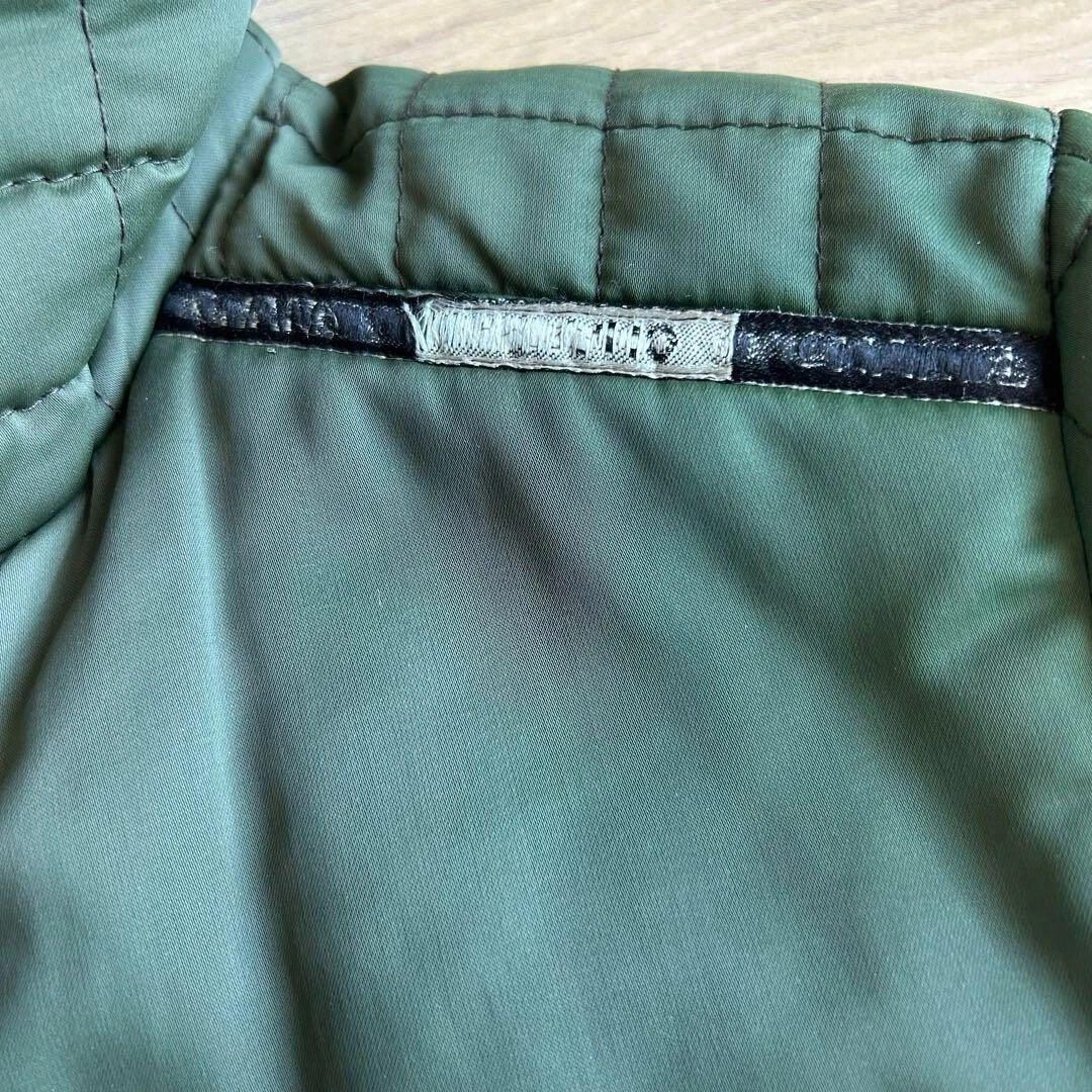 Giacca trapuntata CHANEL IDENTIFICATION tavoletta di cioccolato kaki 00A P15948V08891 taglia 34