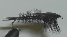 Lot of 6 Custom Angler Helgramite Hand Tied Fly Fishing Flies Choice of Sizes