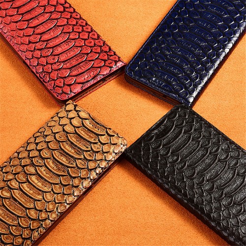 Do Samsung S22 S23 S24 S25 Prawdziwa skóra Python Portfel Karta Flip Holder Etui - Zdjęcie 4 z 16