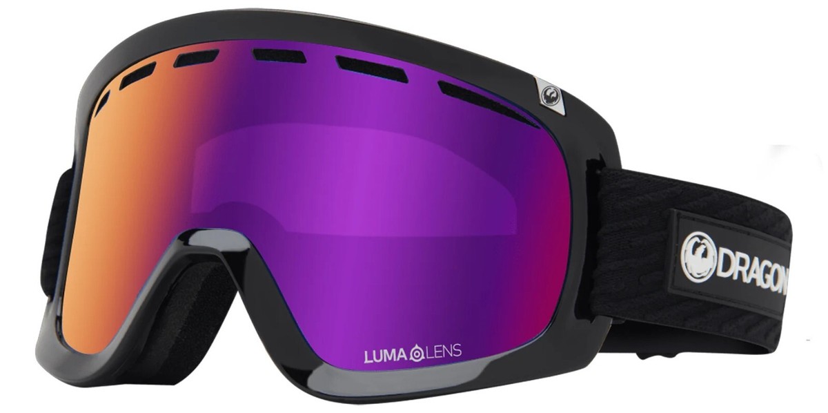 Dragon D1 OTG Goggles Icon Purple LumaLens Purple | eBay