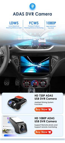 8K 128GB CarPlay Bluetooth 2DIN Lenkrad Autoradio für Opel Adam 2013~16 Corsa E - Bild 19 von 24
